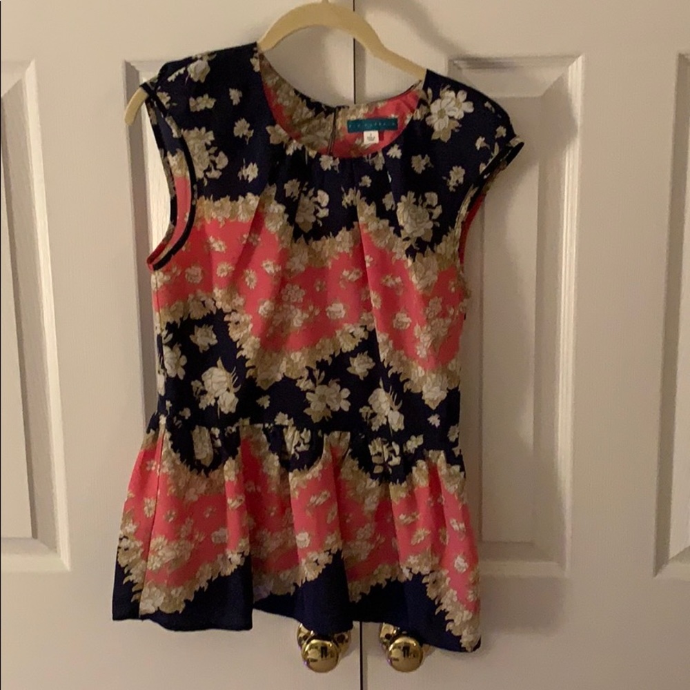 Pim + Larkin Peplum Blouse